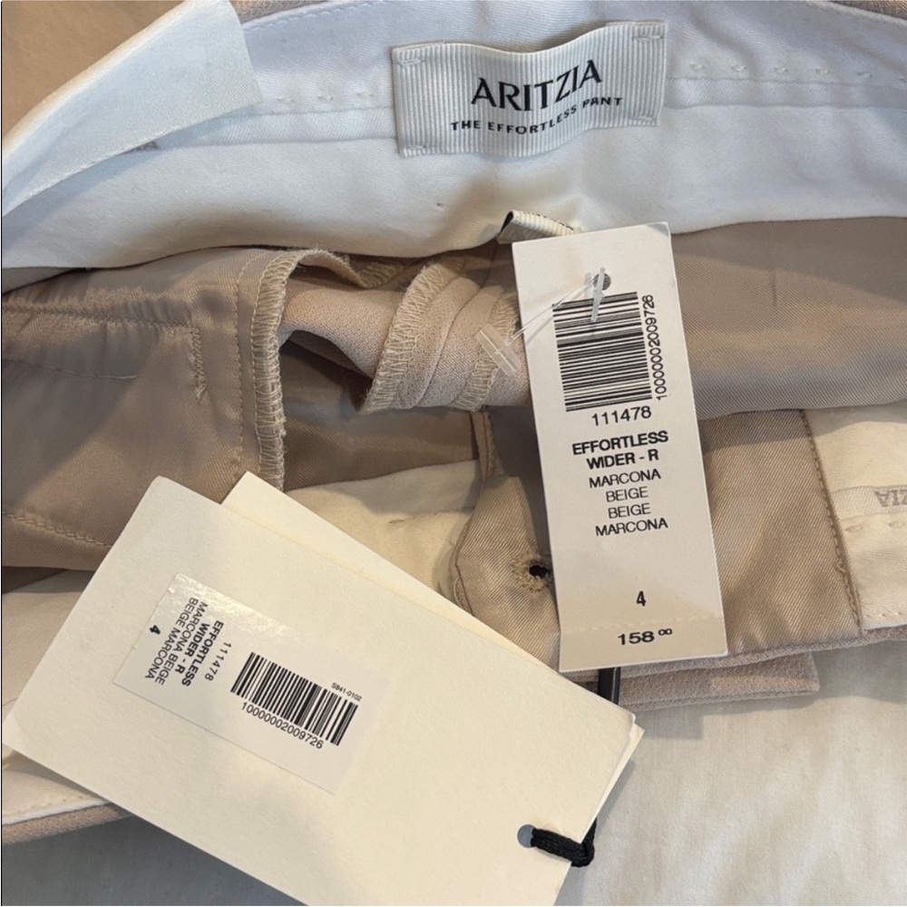 NWT -Aritzia Effortless wide leg Women's pant - Picture 8 of 9